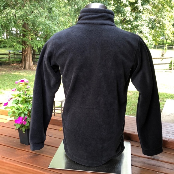 Columbia fleece youth large dark gray NWT zip YL - Picture 7 of 7